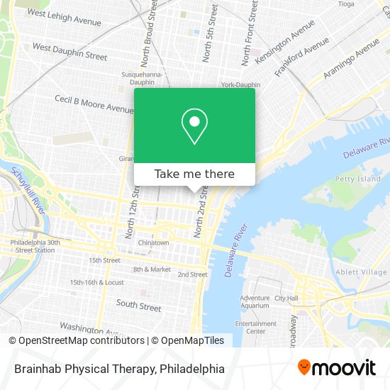 Brainhab Physical Therapy map