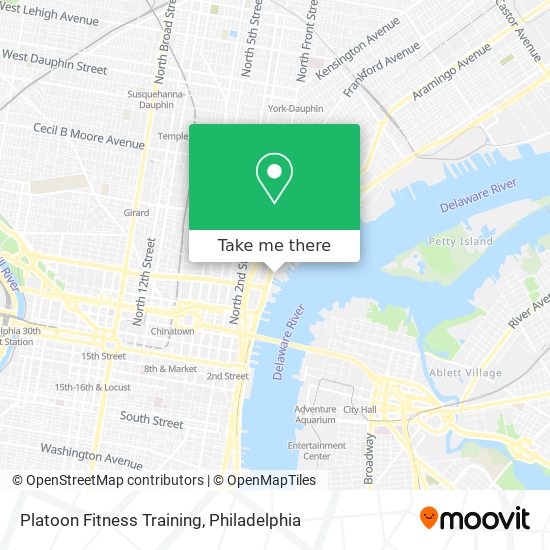 Mapa de Platoon Fitness Training