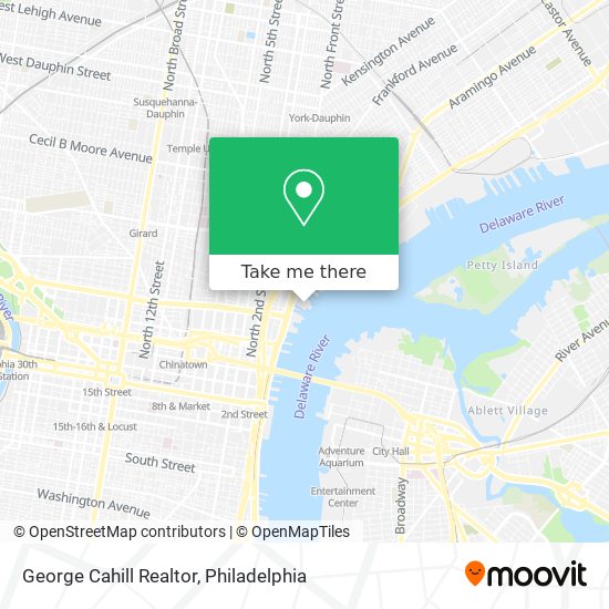 George Cahill Realtor map