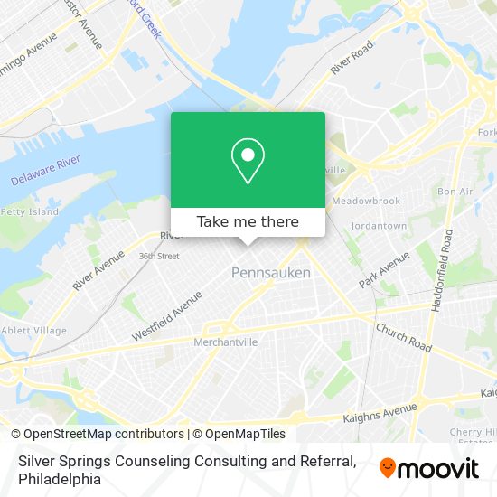 Mapa de Silver Springs Counseling Consulting and Referral