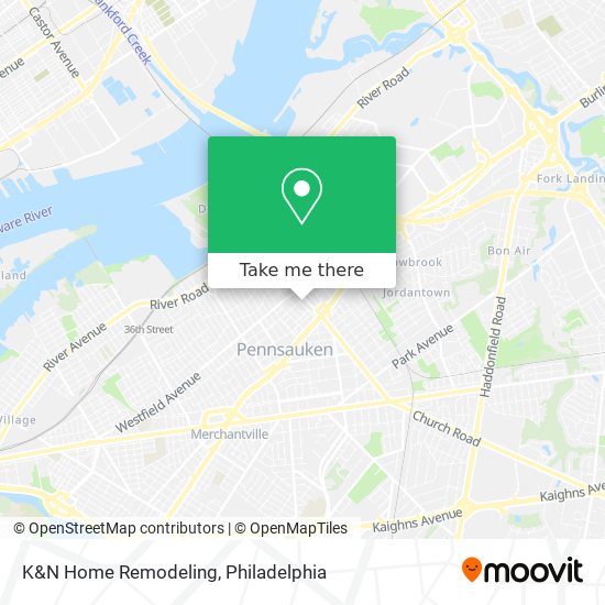 Mapa de K&N Home Remodeling