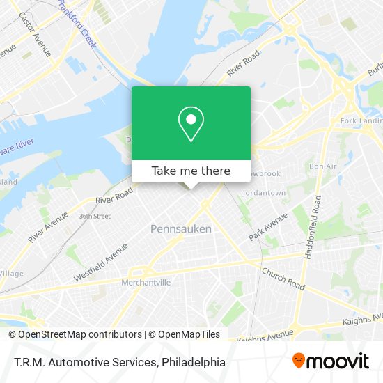 Mapa de T.R.M. Automotive Services