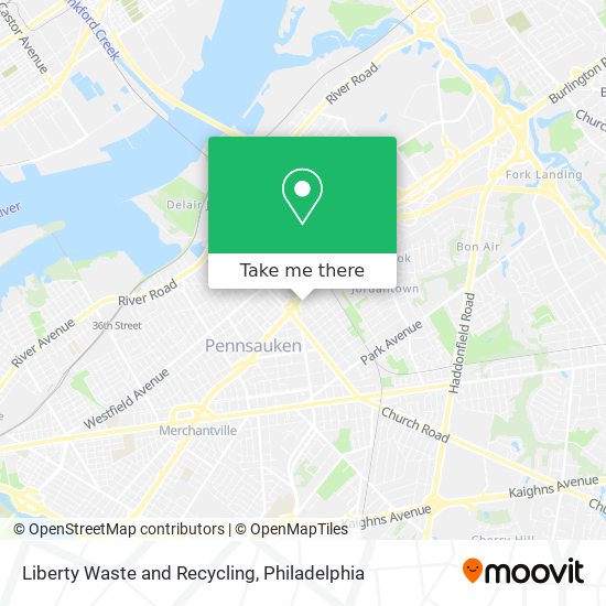 Liberty Waste and Recycling map