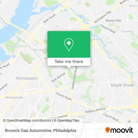 Mapa de Brown's Gas Automotive