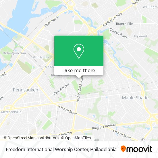 Freedom International Worship Center map