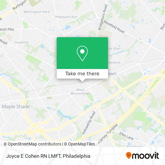 Joyce E Cohen RN LMFT map