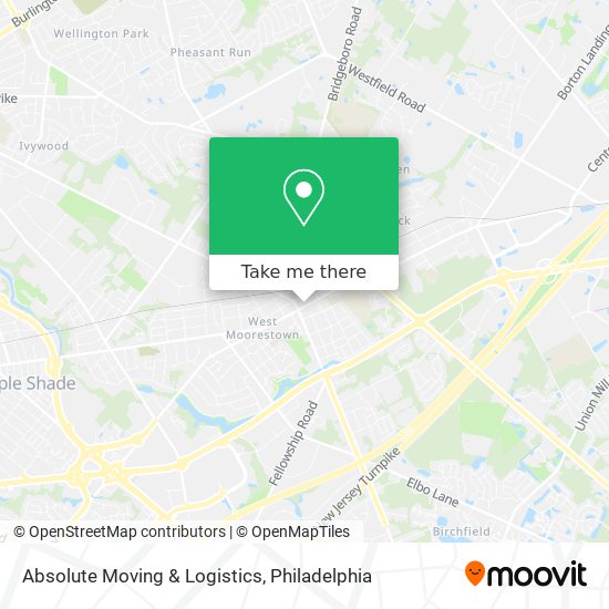 Mapa de Absolute Moving & Logistics