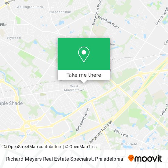 Richard Meyers Real Estate Specialist map