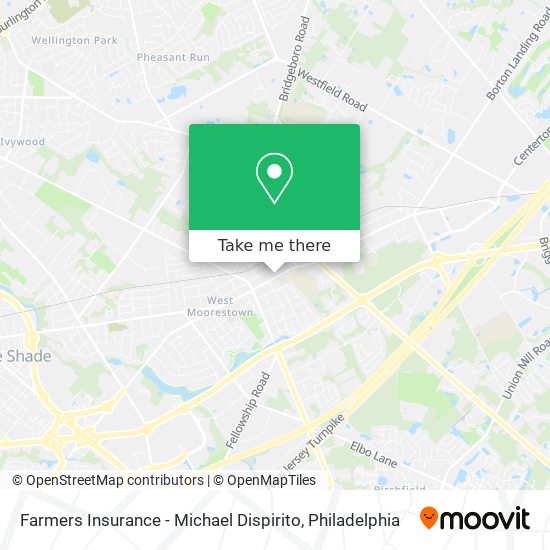 Farmers Insurance - Michael Dispirito map