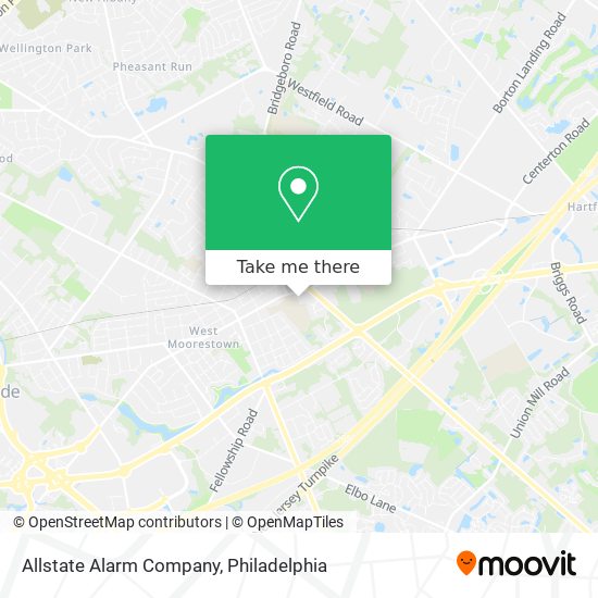 Mapa de Allstate Alarm Company