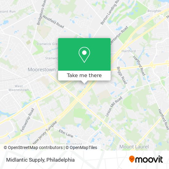 Midlantic Supply map