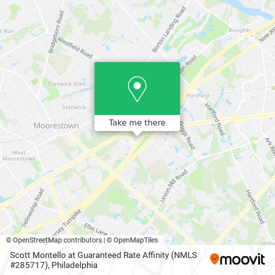 Mapa de Scott Montello at Guaranteed Rate Affinity (NMLS #285717)