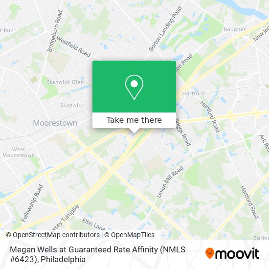 Megan Wells at Guaranteed Rate Affinity (NMLS #6423) map