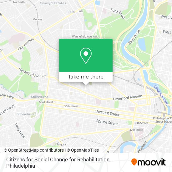 Citizens for Social Change for Rehabilitation map
