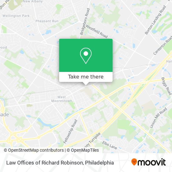 Law Offices of Richard Robinson map