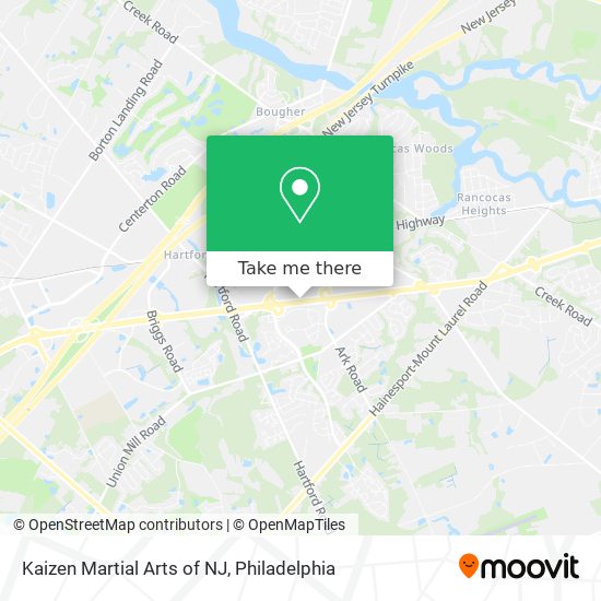 Mapa de Kaizen Martial Arts of NJ