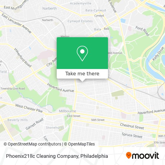 Mapa de Phoenix21llc Cleaning Company