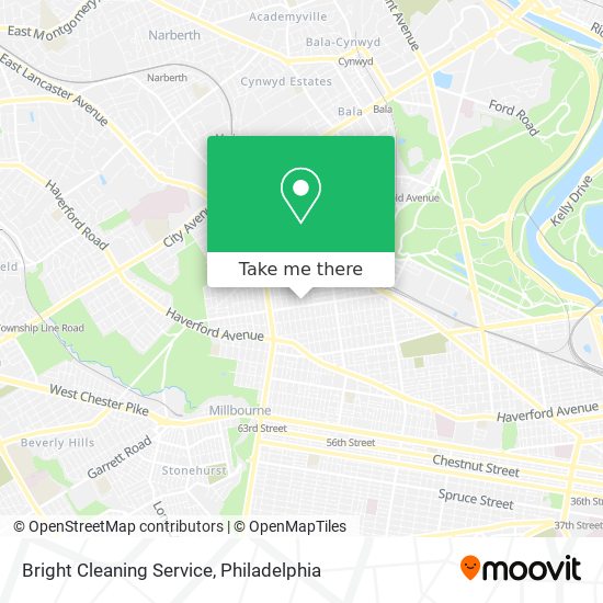 Bright Cleaning Service map