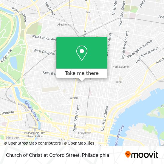 Church of Christ at Oxford Street map