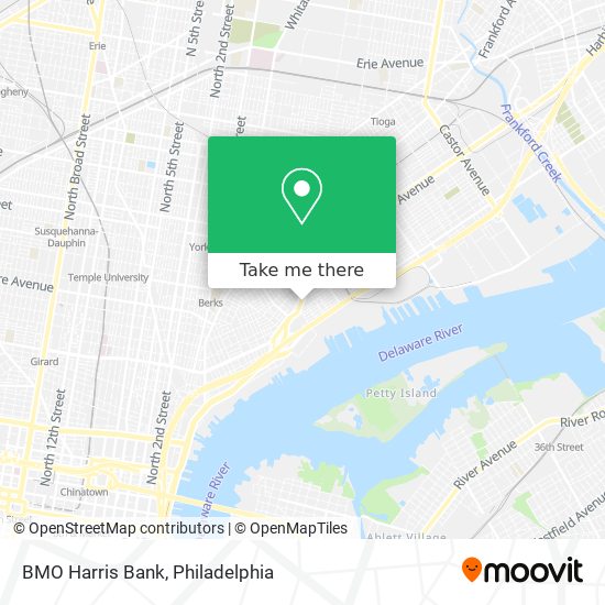 BMO Harris Bank map