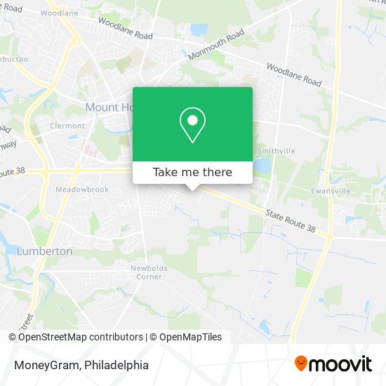 MoneyGram map