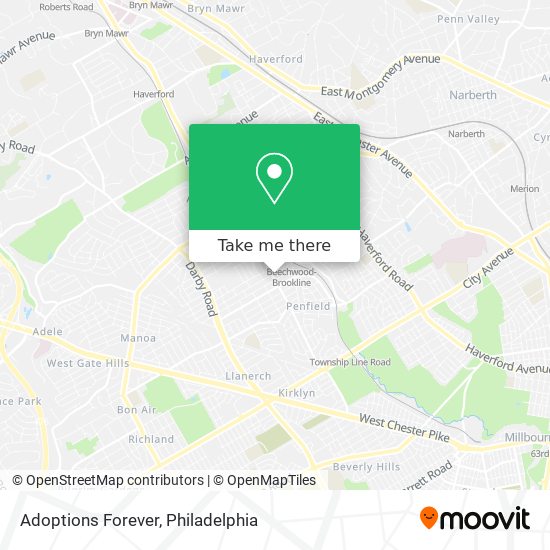 Adoptions Forever map