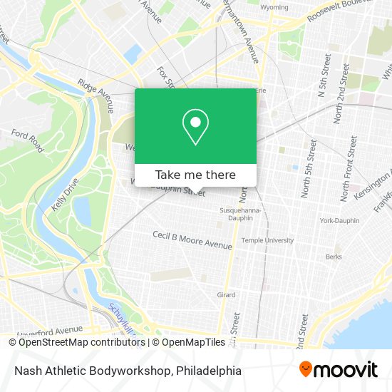 Mapa de Nash Athletic Bodyworkshop