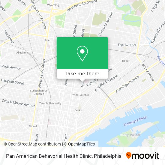Mapa de Pan American Behavorial Health Clinic