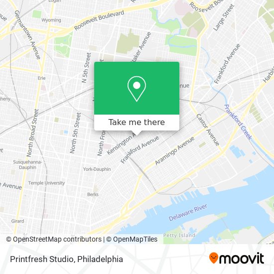 Printfresh Studio map