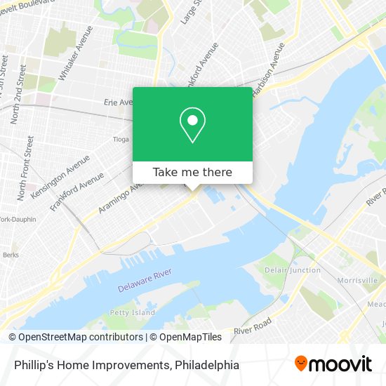 Phillip's Home Improvements map