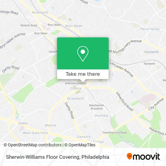 Sherwin-Williams Floor Covering map