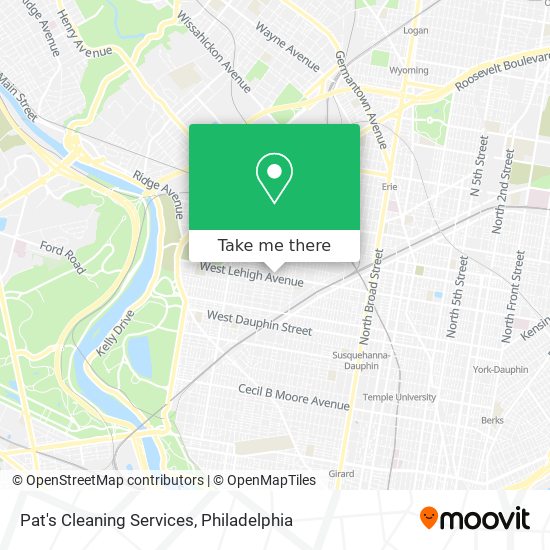 Mapa de Pat's Cleaning Services