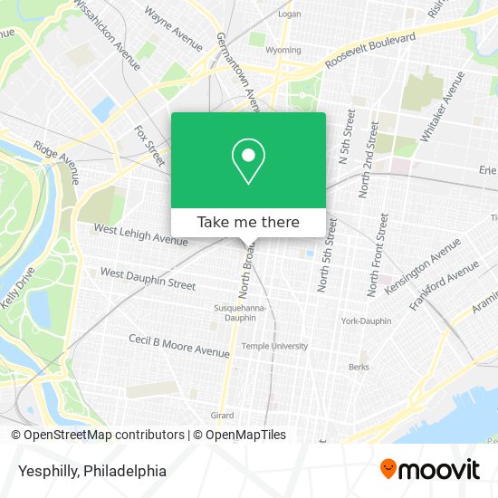 Yesphilly map