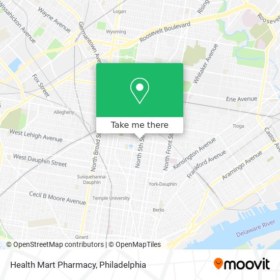 Health Mart Pharmacy map