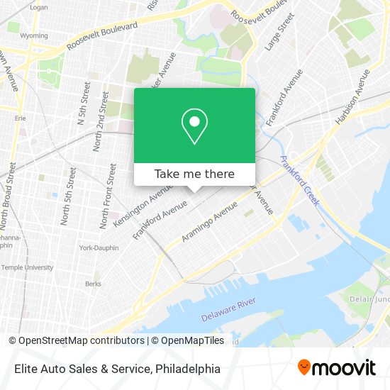 Elite Auto Sales & Service map