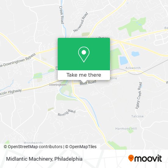 Midlantic Machinery map
