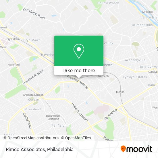 Rimco Associates map