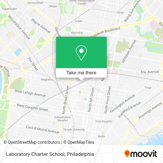 Laboratory Charter School map