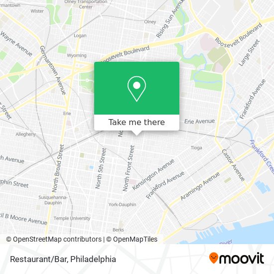 Restaurant/Bar map