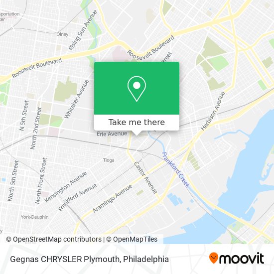 Gegnas CHRYSLER Plymouth map