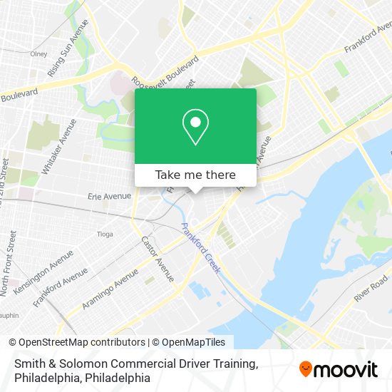 Smith & Solomon Commercial Driver Training, Philadelphia map