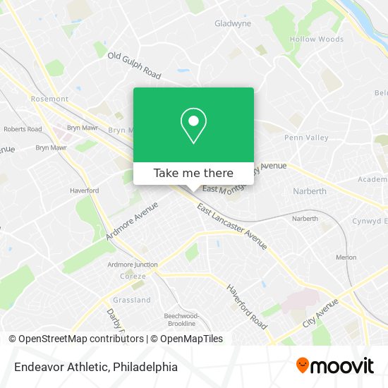 Endeavor Athletic map