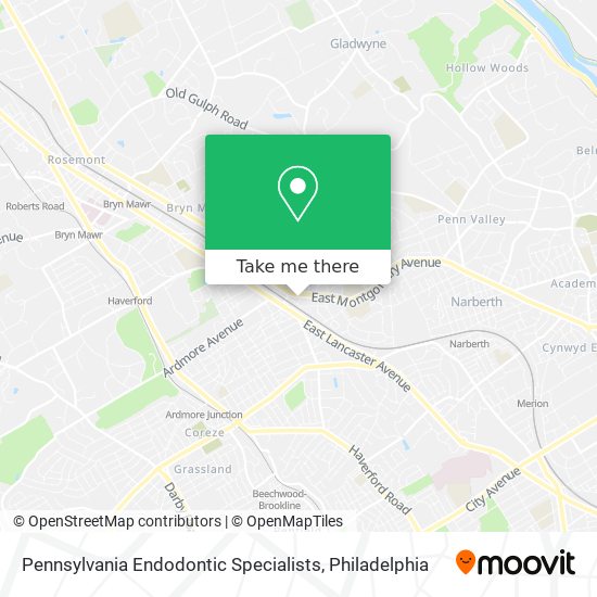 Pennsylvania Endodontic Specialists map