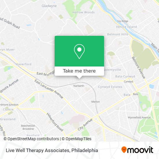 Mapa de Live Well Therapy Associates