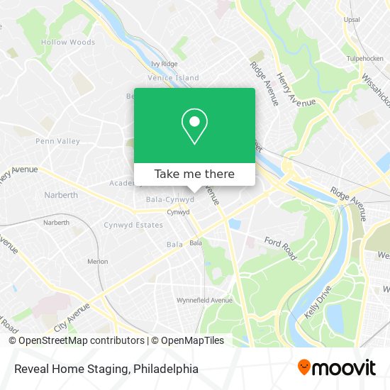 Reveal Home Staging map