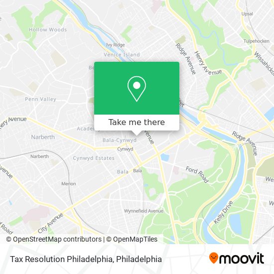 Tax Resolution Philadelphia map