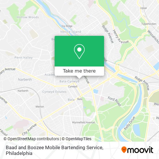 Baad and Boozee Mobile Bartending Service map