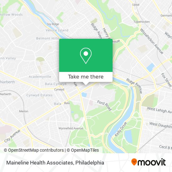 Maineline Health Associates map