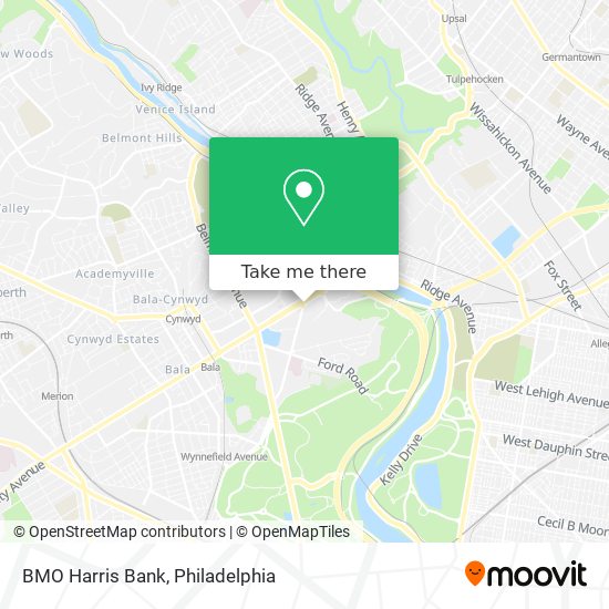 BMO Harris Bank map