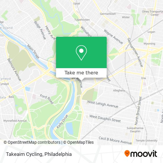 Takeaim Cycling map